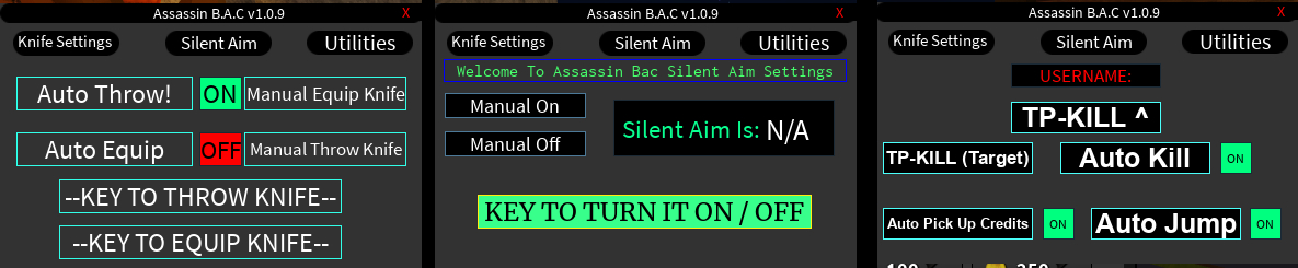 Cheat Gg Assassin Silent Aim B A C - silent assassin cheats roblox