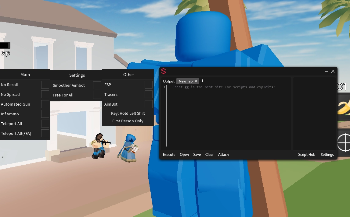 Cheat Gg Roblox Arsenal Aimbot Esp Script 2021 - how to use aimbot scripts on roblox